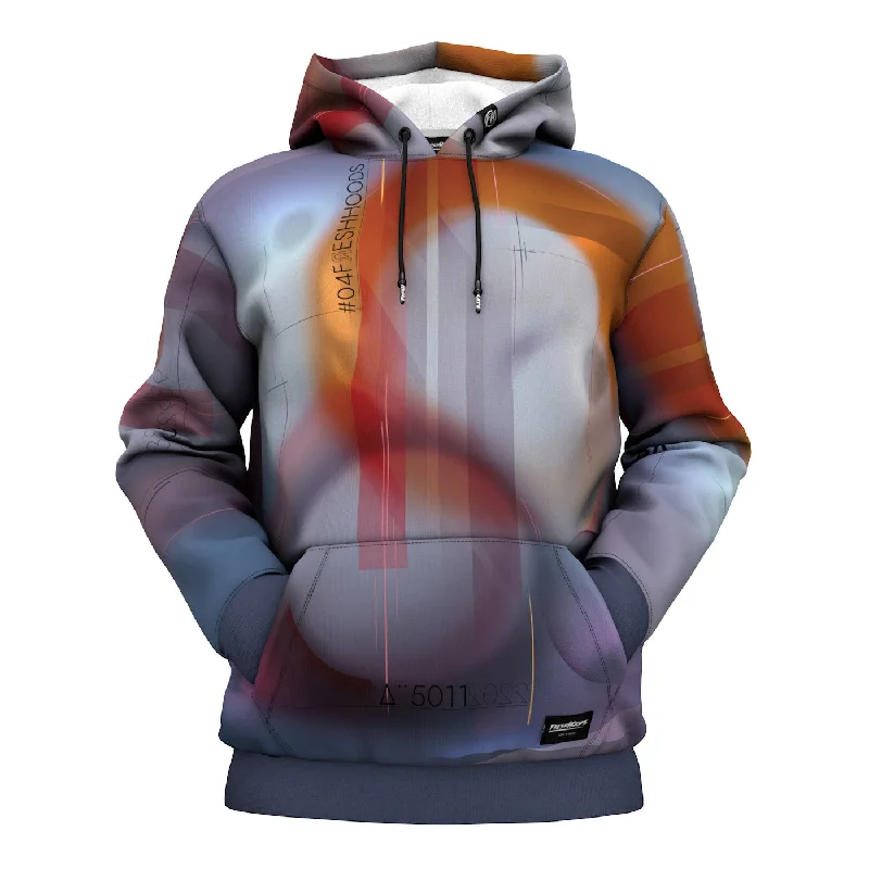 hoodie with tartan design -Colored Glass Hoodie