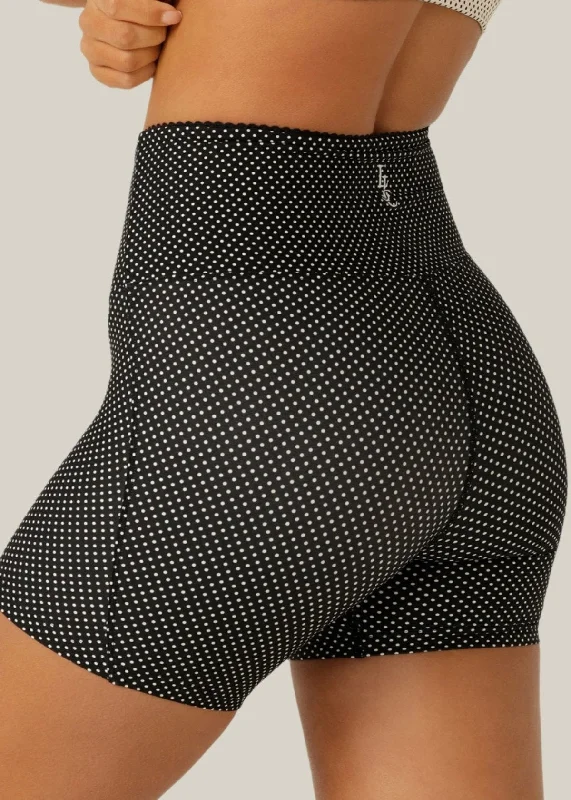 seam stripe shorts -Sweet Thing Polka Dot No Ride 12cm Bike Short