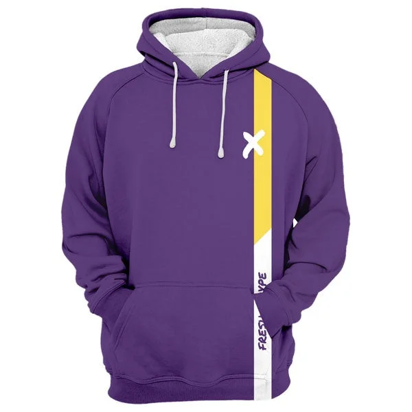 hoodie with satin trim -FXH Hoodie