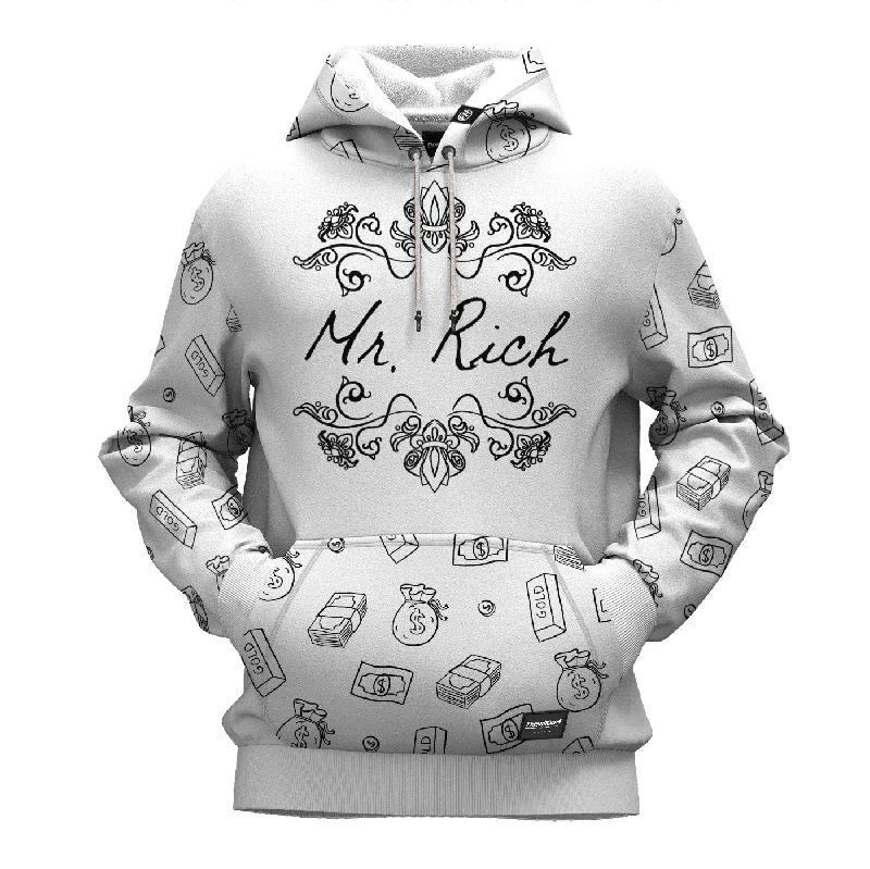 hoodie women soft beige -Mr. Rich Hoodie