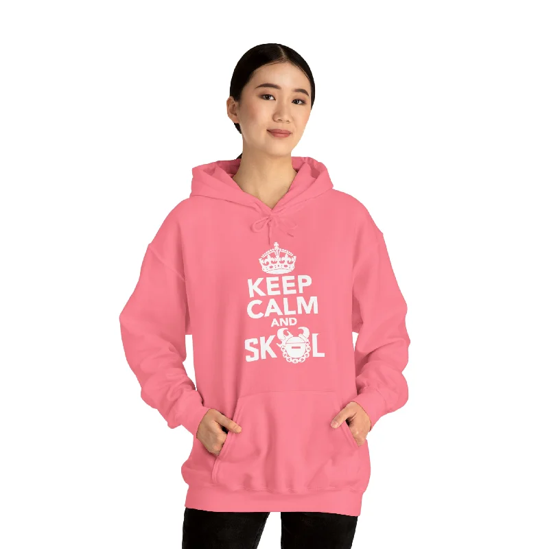 quilted hoodie men insulated -Unisex Heavy Blend™ Hoodie - Keep Calm