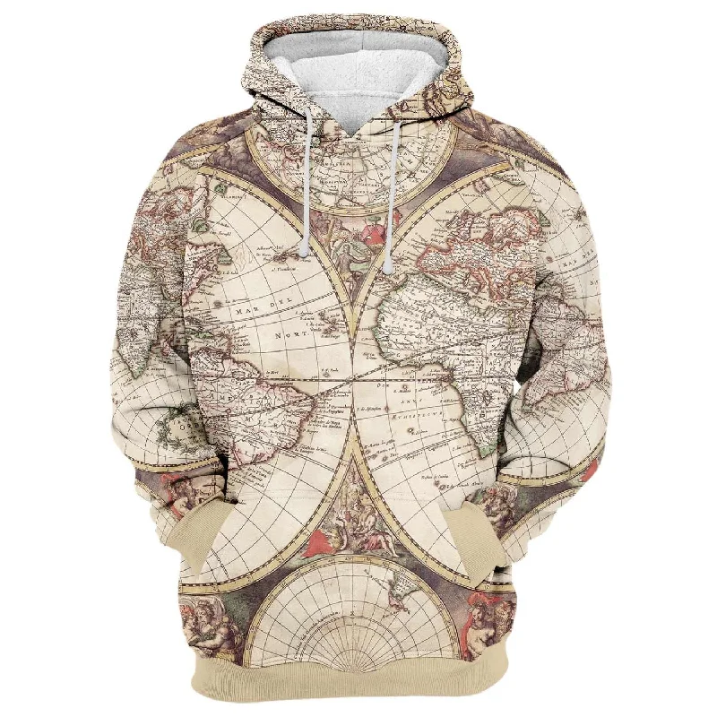 hoodie with floral patches -Globus Hoodie