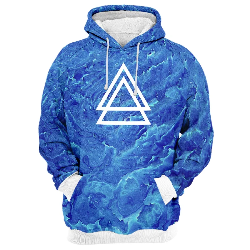 hoodie with pearl trim -Ocean Hoodie