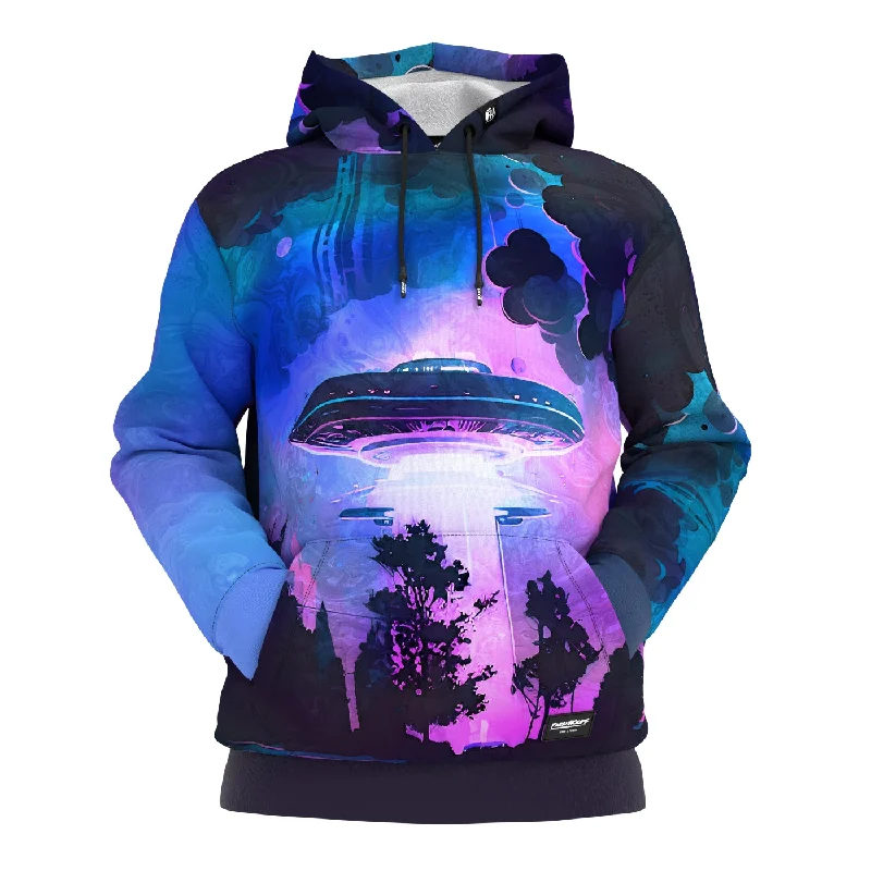 hoodie with toggle hood -U.F.O. Kidnapped Hoodie