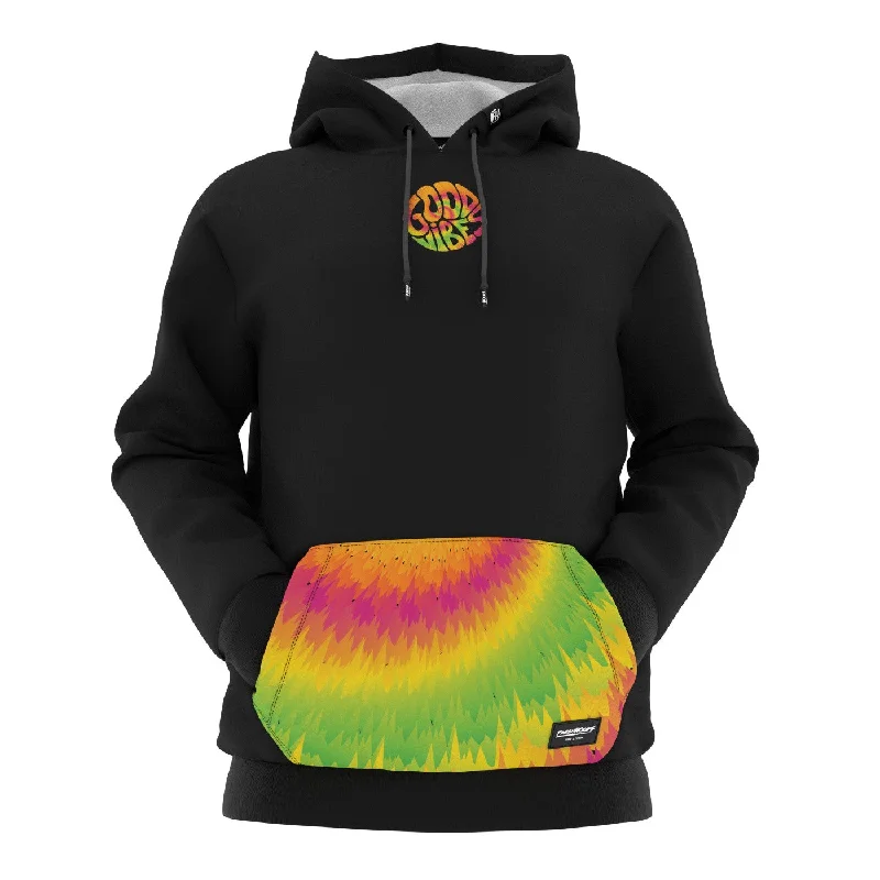 marbled hoodie unique pattern -Good Vibez Hoodie