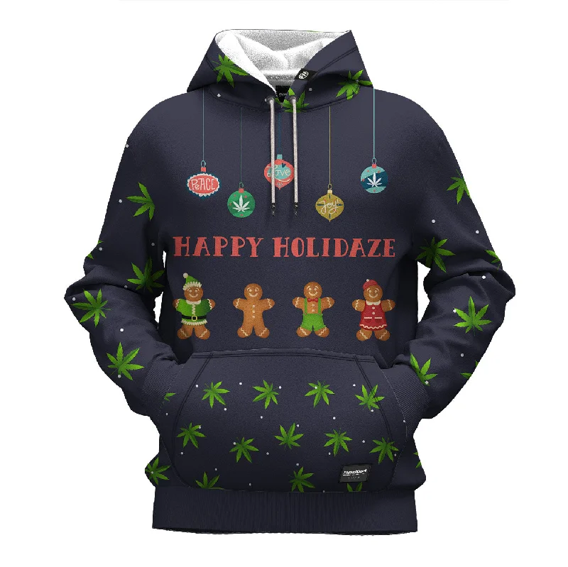 striped corduroy hoodie sleek -HoliDaze Hoodie