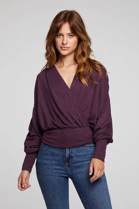 open office blouses -City Plum Perfect Blouse