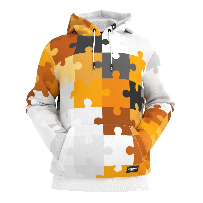 hoodie with pearl studs -Stream Of Puzzles Hoodie