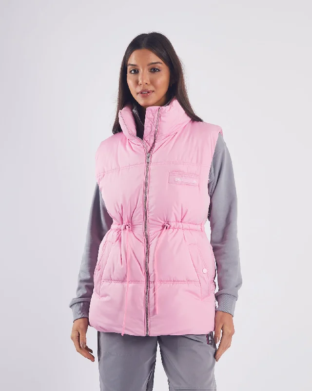 jacket teens bold yellow -Zella Gilet Pink Lemonade