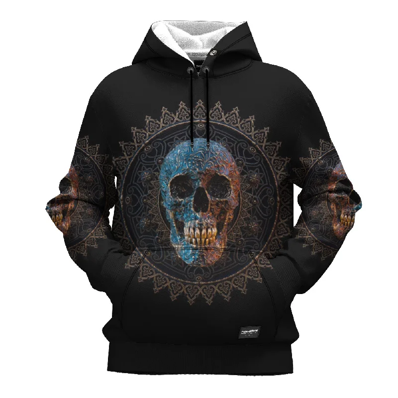 striped velvet hoodie sleek -Skull Entrance Hoodie