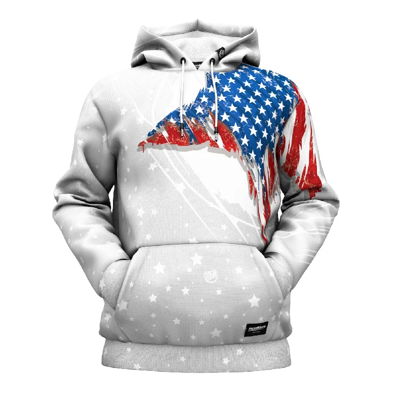 hoodie with gathered cuffs -Star Hoodie