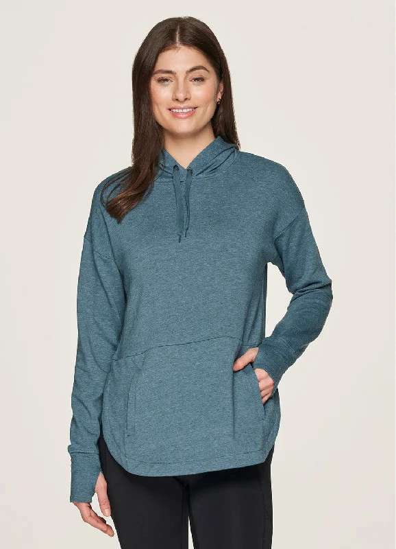 hoodie with colorblock pattern -Emma Tunic Hoodie