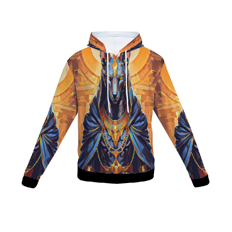 hoodie with gathered sleeves -Customizable Unisex All Over Print Plush Hoodies with Pockets