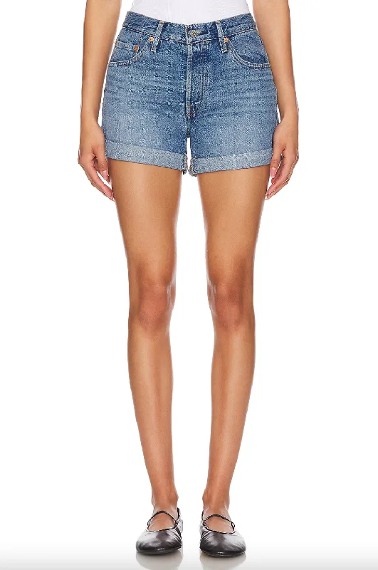 ripple hem shorts -Levi 501 Rolled Short