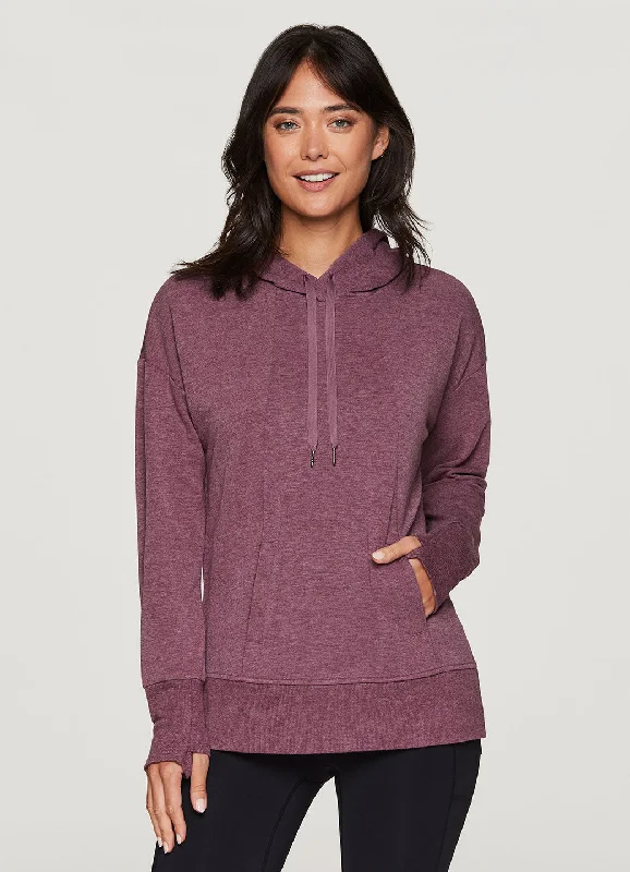 hoodie with side zippers -Weekend Fleece Hoodie