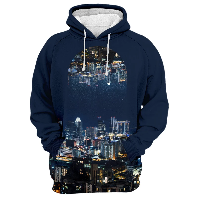 hoodie with tartan plaid -City Rain Hoodie