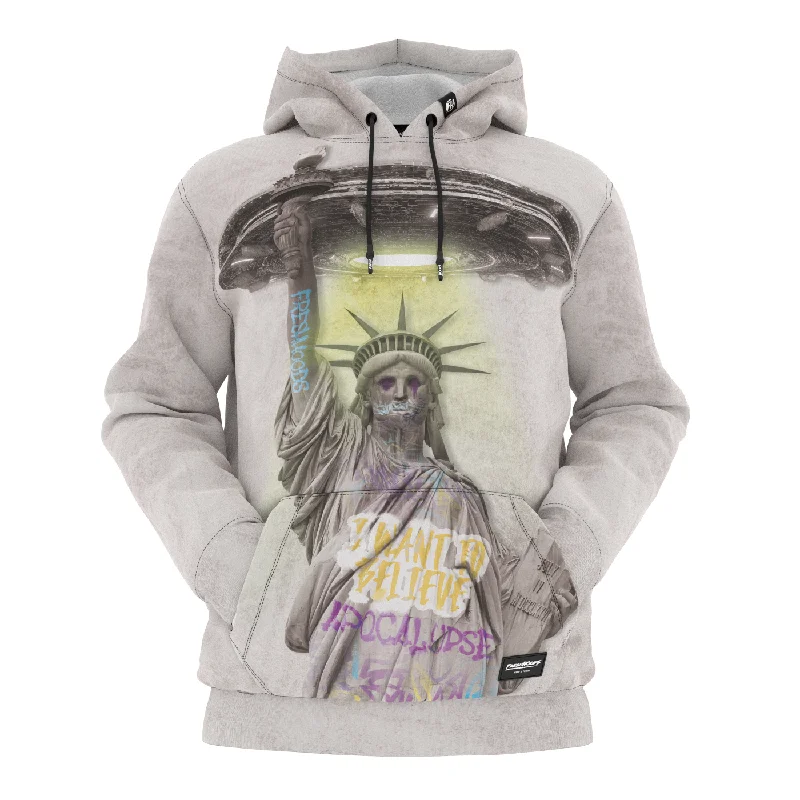 short hoodie urban edge -Invasion Hoodie