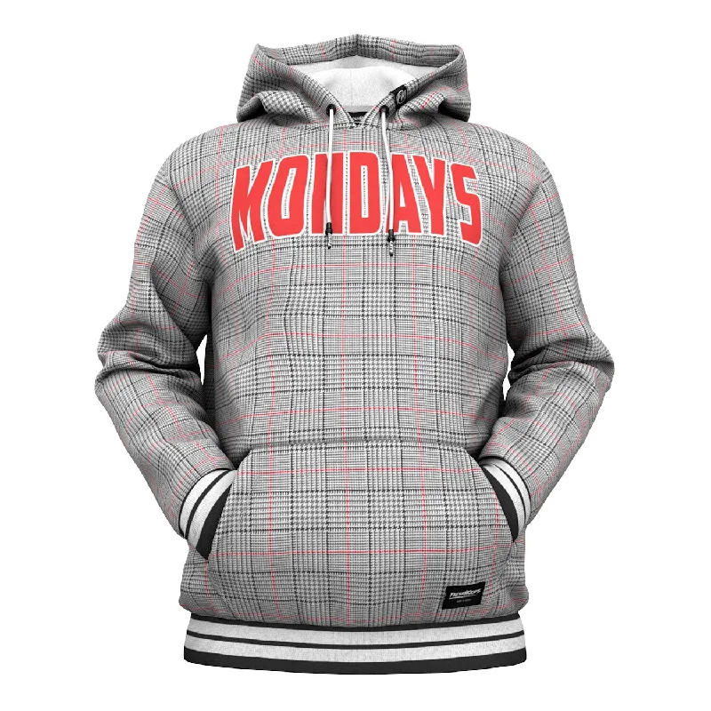 hoodie teens bold teal -Mondays Hoodie