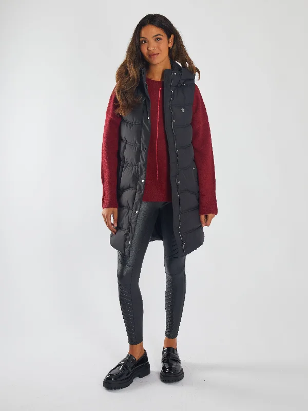 jacket teens bold red -Bena Gilet Jet Black