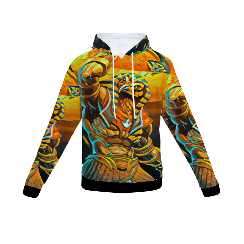 hoodie with drop cuffs -Customizable Unisex All Over Print Plush Hoodies with Pockets