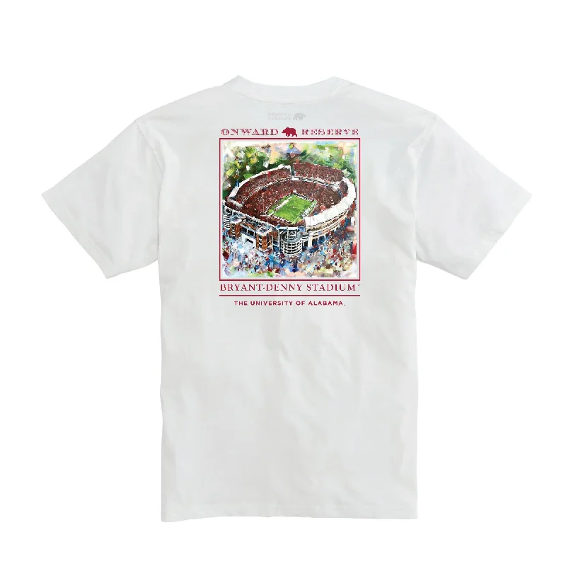 cerulean utility shorts -Bryant Denny Stadium Short Sleeve Tee