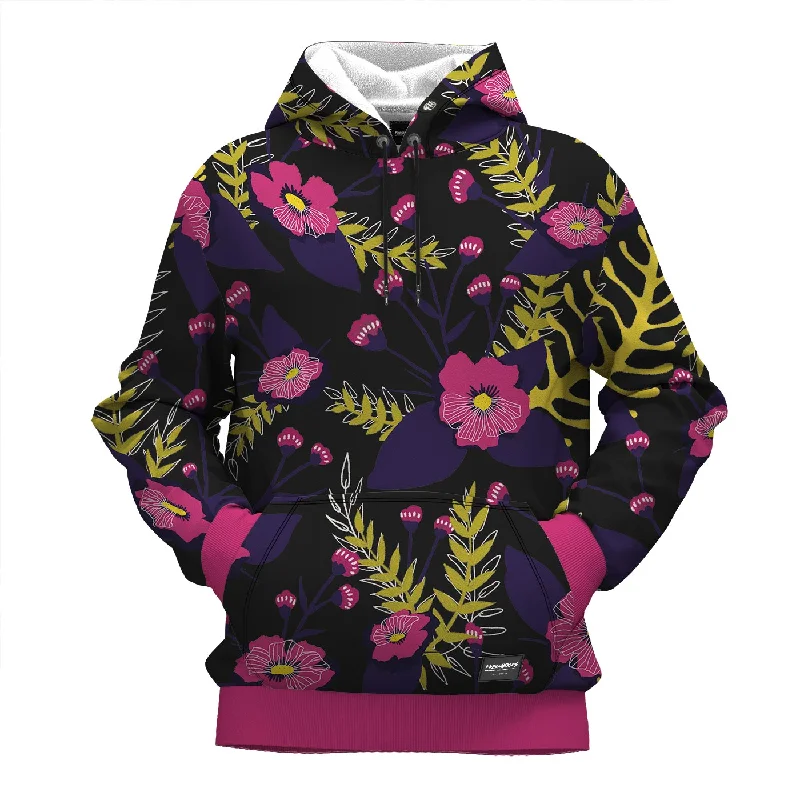 hoodie women embroidered -Lenten Rose Hoodie