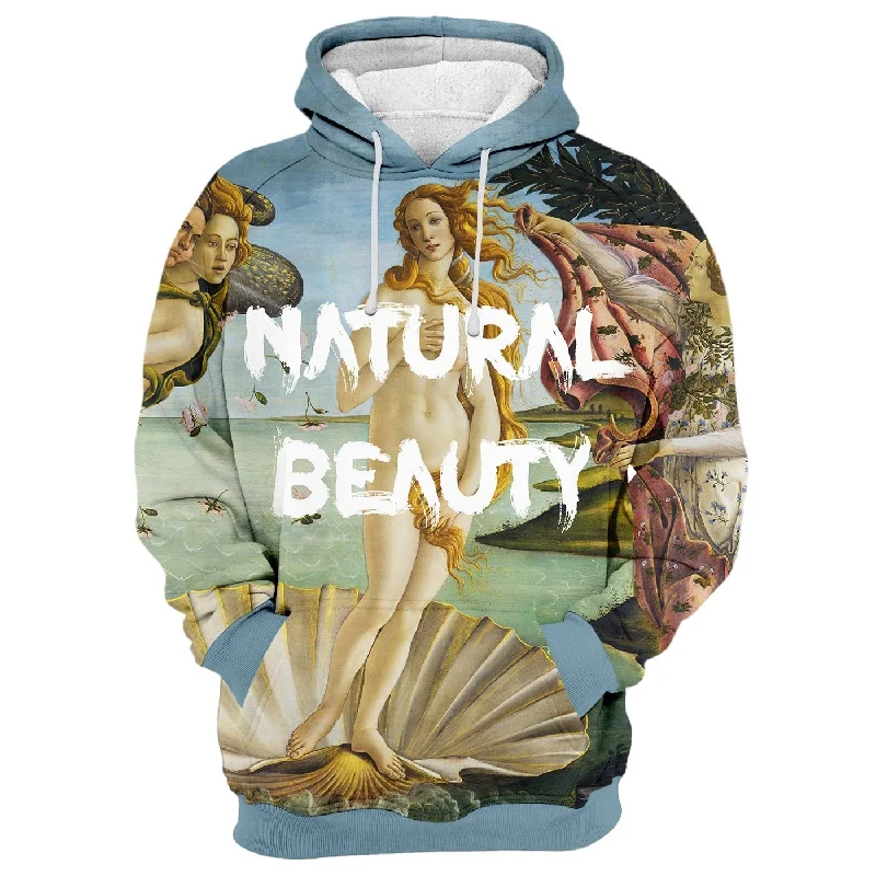 cable bamboo hoodie twist -Birth Of Venus Hoodie