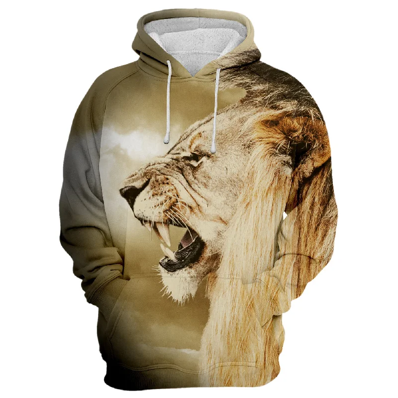 hoodie women soft cerulean -Legendary Lion Hoodie