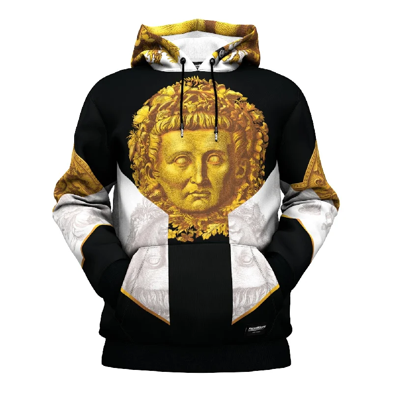 hoodie with satin trim -Kingly Hoodie