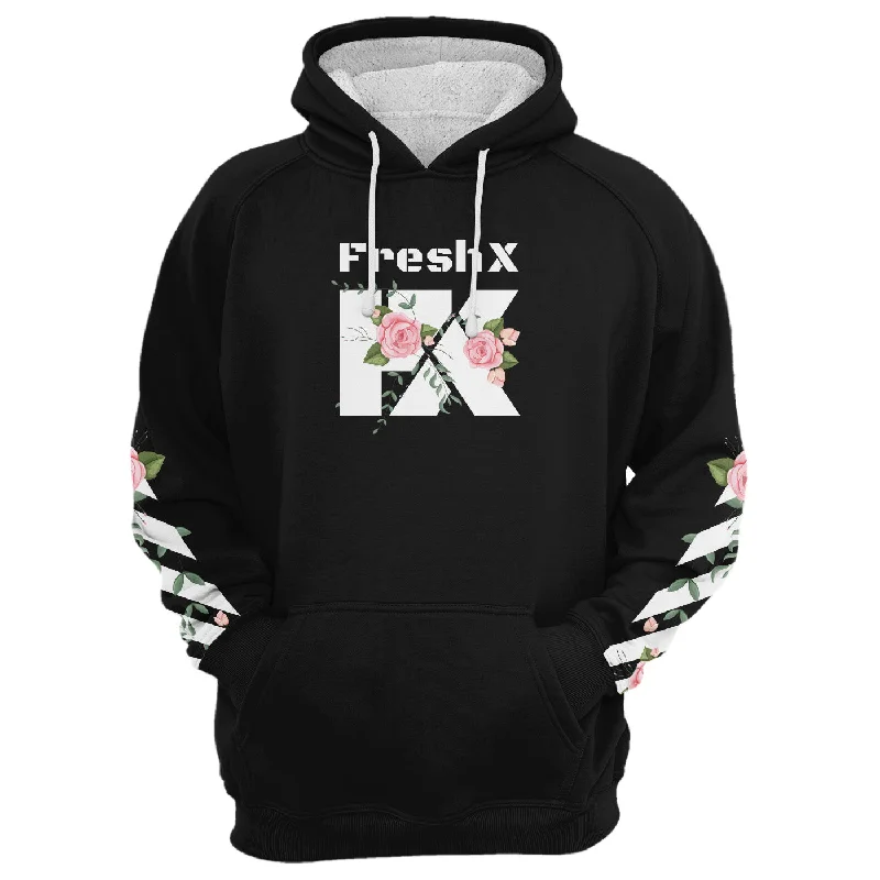 hoodie with crystal hem -Verbal Signs Hoodie