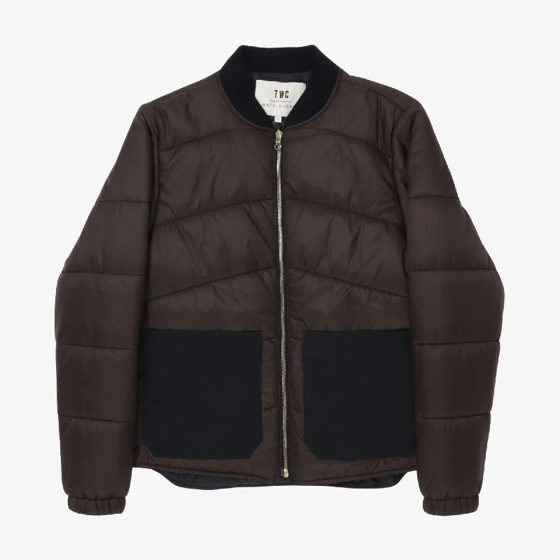 twill jacket men structured -Mackintosh Padded Jacket