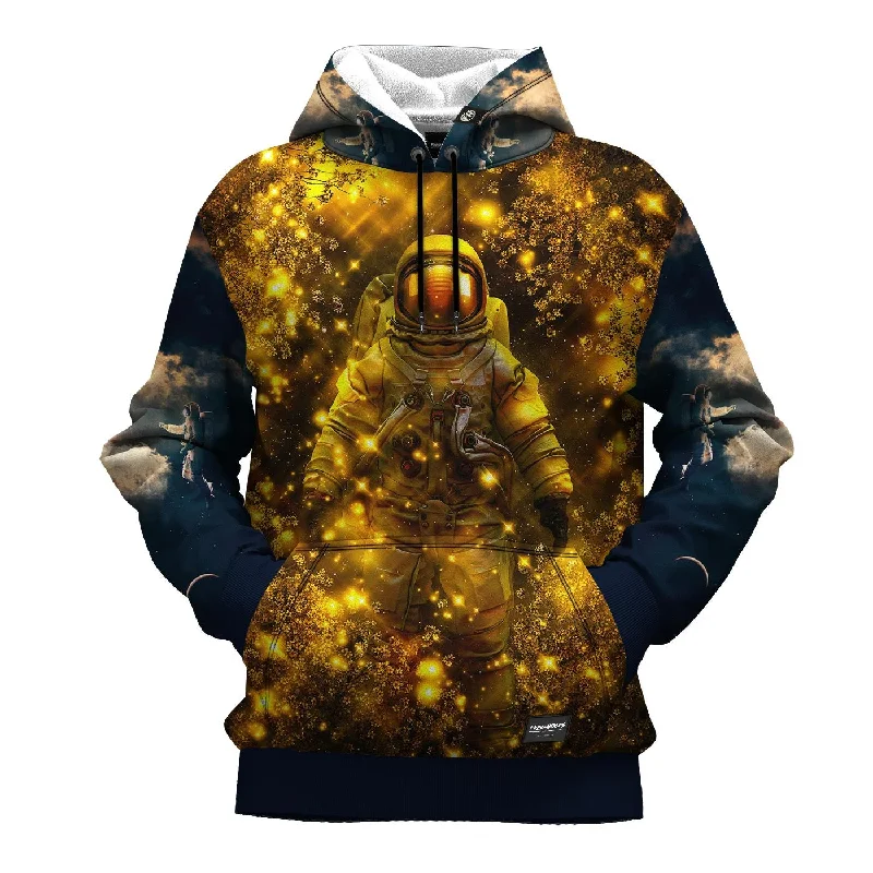 hoodie with pearl hem -Nebula Hoodie