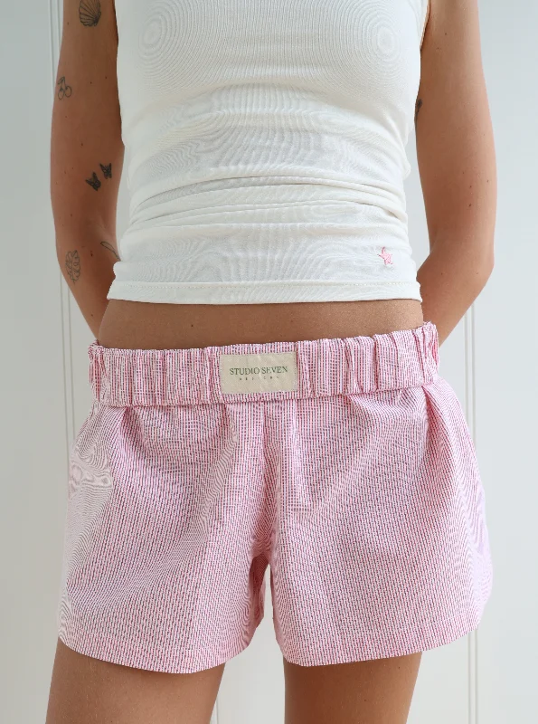 turmeric bold shorts -Lila Lounge Shorts Pink