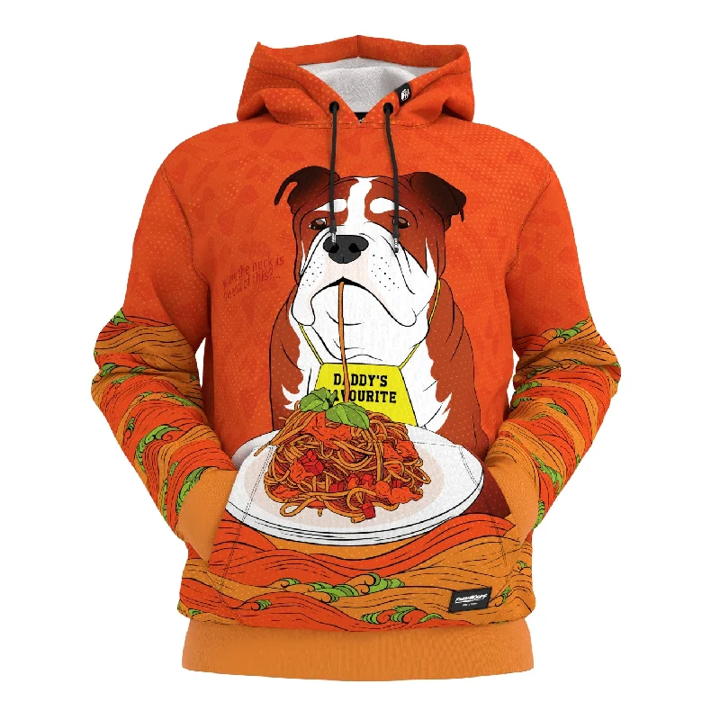 cropped hoodie preppy style -Impossible Spaghetti Hoodie