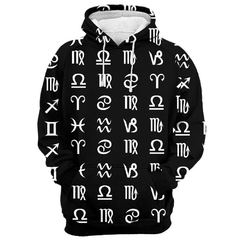 hoodie with checkered print -Zodiac Hoodie