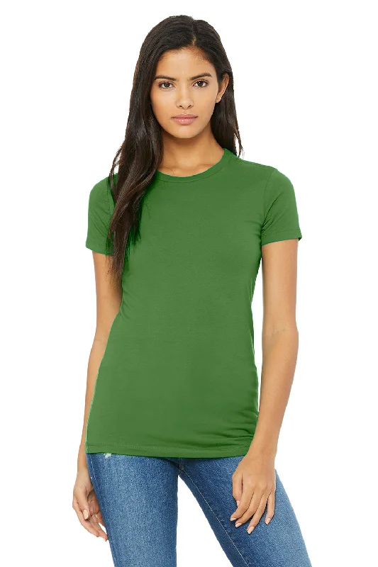 lavender soft t-shirts -Bella + Canvas Womens The Favorite Short Sleeve Crewneck T-Shirt - Leaf Green