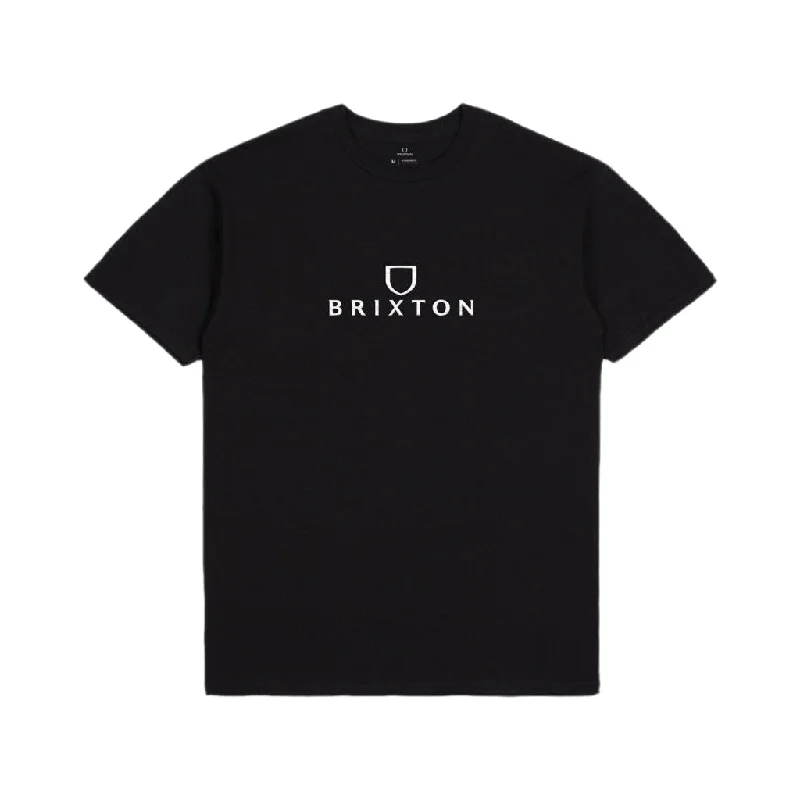 emerald sports t-shirts -Brixton Alpha Thread T-Shirt Black