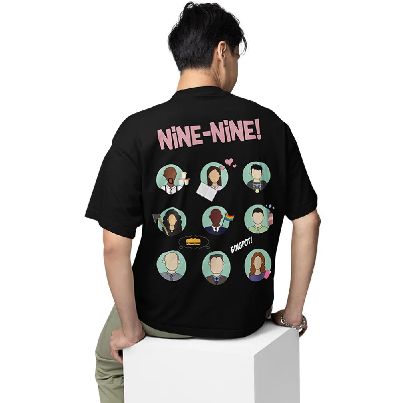 paprika soft t-shirts -Brooklyn Nine-Nine Oversized T shirt - Nine-Nine Squad