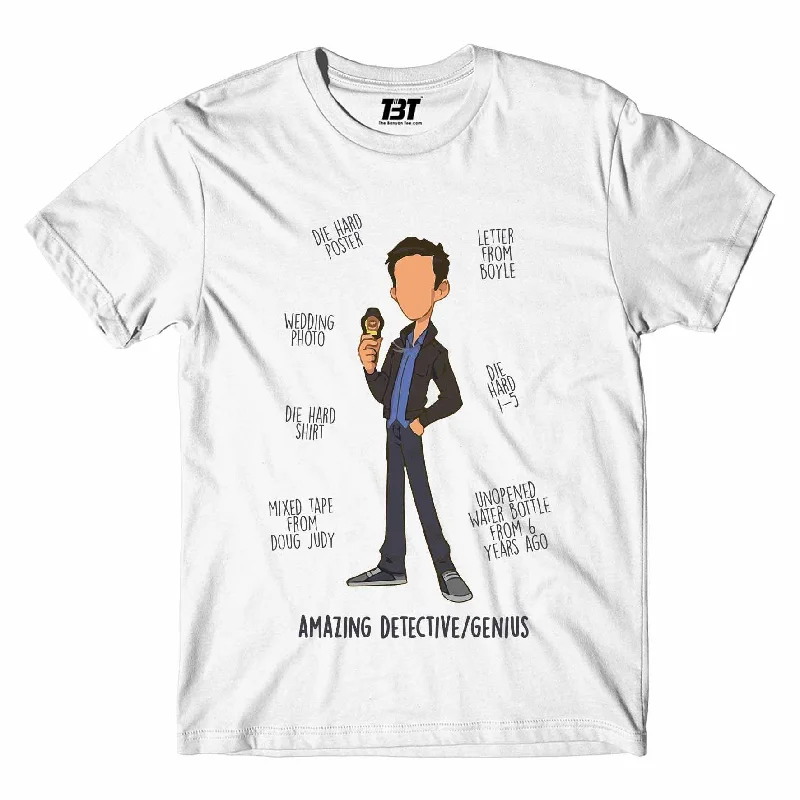 tonal trim t-shirts -Brooklyn Nine-Nine T shirt - Amazing Detective / Genius