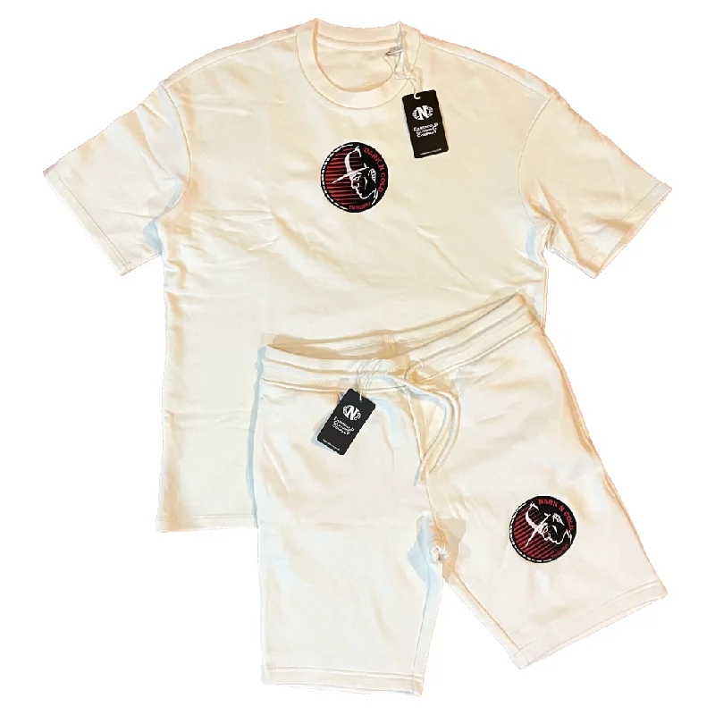 mauve dusk t-shirts -Darkncold Capman II Organic Shorts and T-Shirt Set