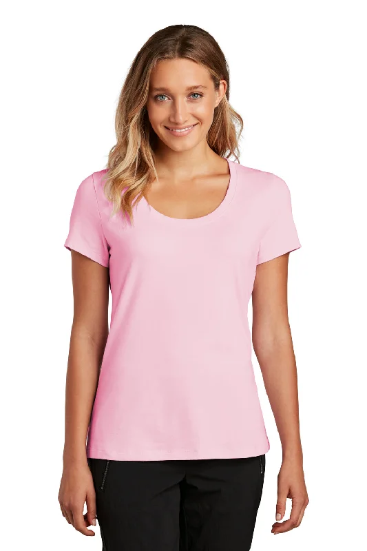 taupe retro t-shirts -District Womens Flex Short Sleeve Scoop Neck T-Shirt - Lilac Pink