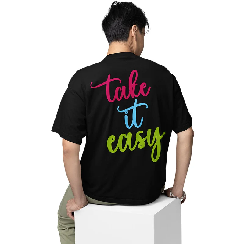 glow-in-dark t-shirts -Eagles Oversized T shirt - Take It Easy