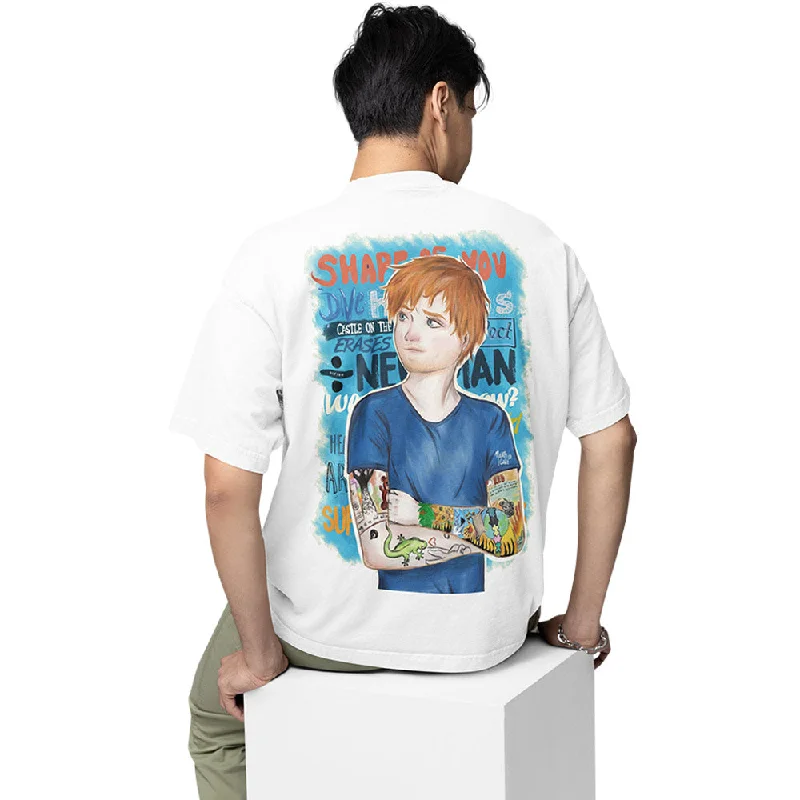 polo soft t-shirts -Ed Sheeran Oversized T shirt - Teddy