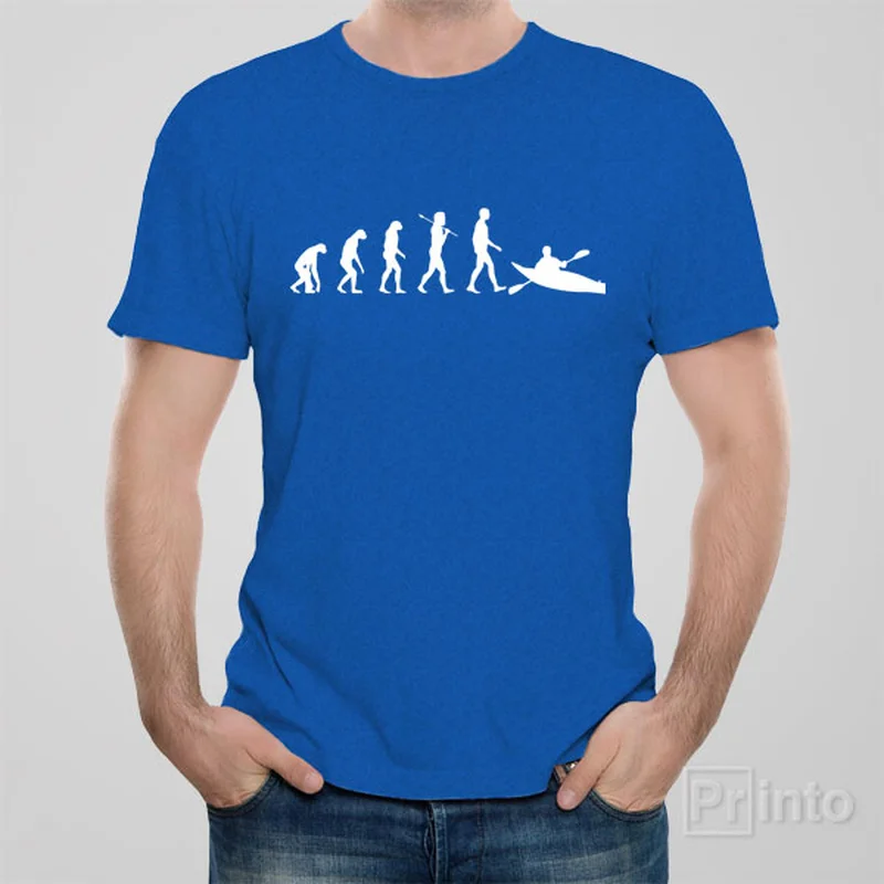 lemon athletic t-shirts -Evolution of Kayak T-shirt