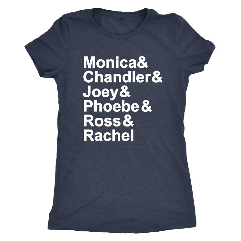 heavy soft t-shirts -FRIENDS Name List Triblend Women's T-Shirt