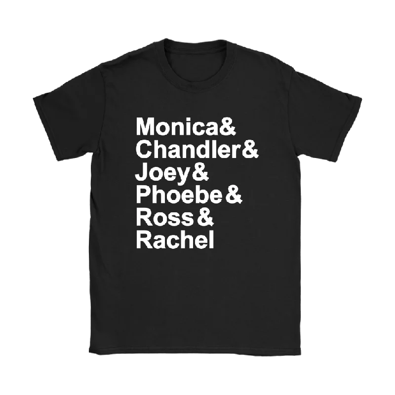 recycled fabric t-shirts -FRIENDS Name List Women's T-Shirt