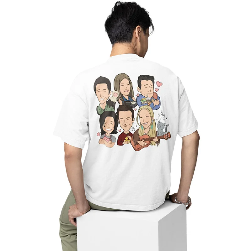 petite casual t-shirts -Friends Oversized T shirt - Best Friends Forever