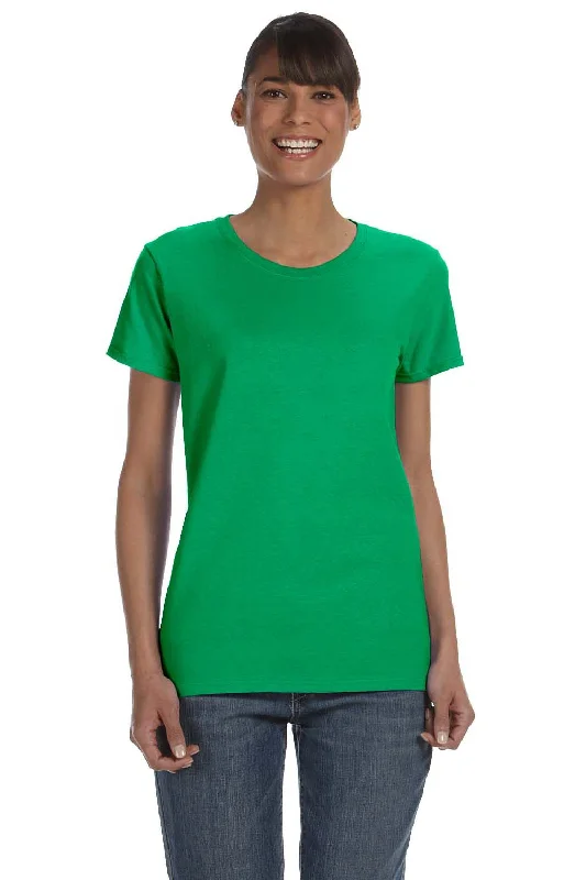 teen soft t-shirts -Gildan Womens Short Sleeve Crewneck T-Shirt - Irish Green