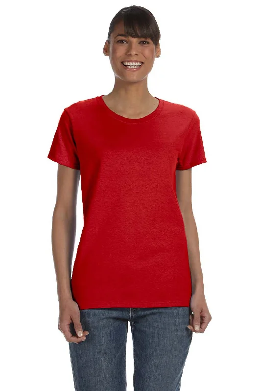 baby soft t-shirts -Gildan Womens Short Sleeve Crewneck T-Shirt - Red