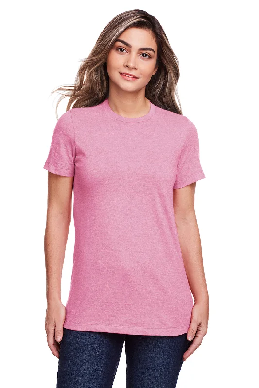 cargo pocket t-shirts -Gildan Womens Softstyle CVC Short Sleeve Crewneck T-Shirt - Plumrose Pink